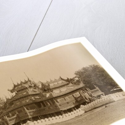 King Thibaw Min's School Now Used as a Church, 1888-93 by Felice (1825-c.1908) Beato