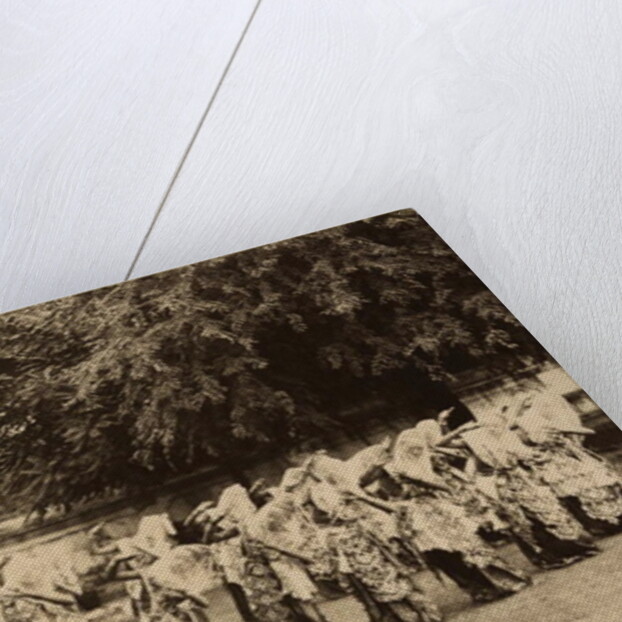 Veiled dancers at Mandalay, Burma, late 19th century by Anonymous