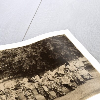 Veiled dancers at Mandalay, Burma, late 19th century by Anonymous