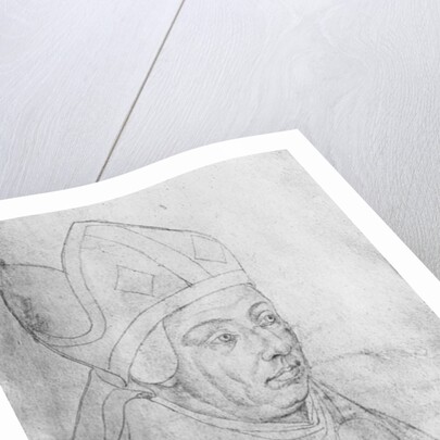 Ms 266 fol.97 David, bishop of Utrecht by Flemish School