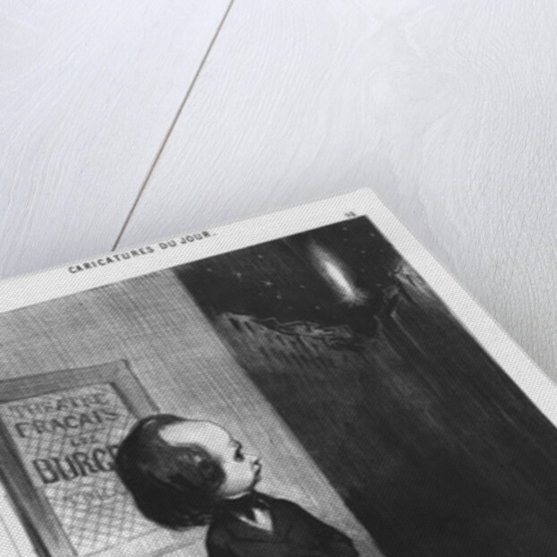 Series 'Caricatures du jour', caricature of Victor Hugo and his play 'Les Burgraves', plate 98 by Honore Daumier