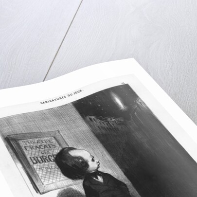 Series 'Caricatures du jour', caricature of Victor Hugo and his play 'Les Burgraves', plate 98 by Honore Daumier