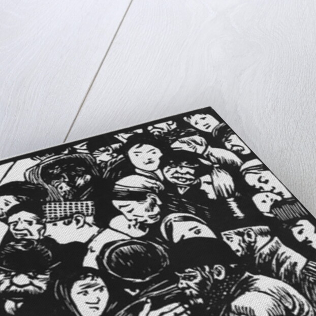 The Paris crowd, 1892 by Felix Edouard Vallotton