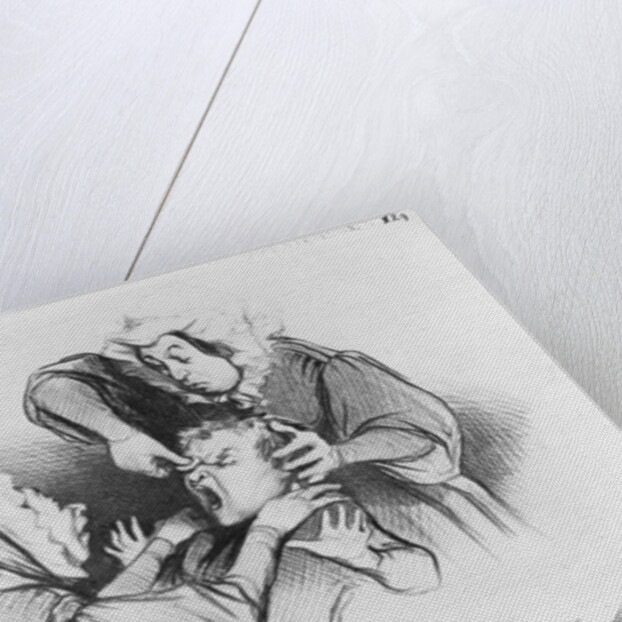 eries 'Croquis d'expressions', the bum by Honore Daumier