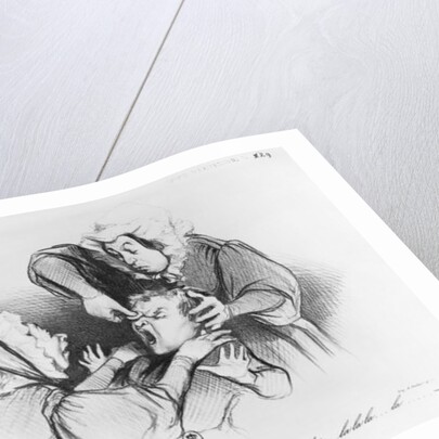 eries 'Croquis d'expressions', the bum by Honore Daumier