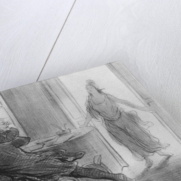 The last cabinet meeting of the ex-ministers by Honore Daumier