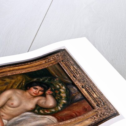 Reclining female nude 1906-07 by Pierre Auguste Renoir