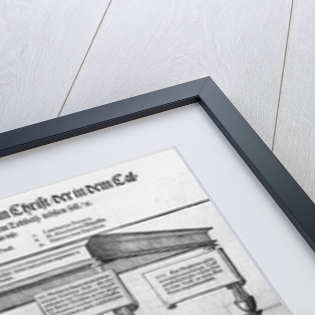 John Calvin on his death bed by Jacob Lederlein