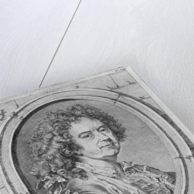 Portrait of Hyacinthe Rigaud, 1752-65 by Ange Laurent de Lalive de Jully