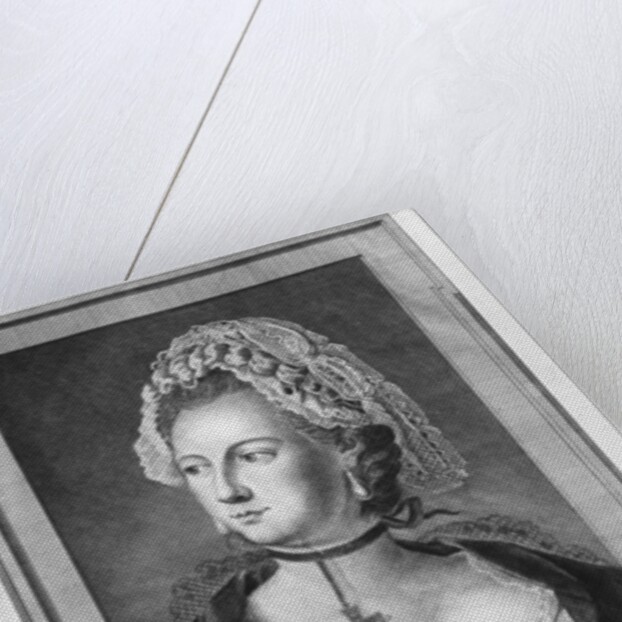 The Chevalier d'Eon, dressed as a woman by P. Jean Baptiste Bradel