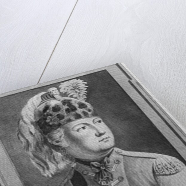 The Chevalier d'Eon as a Dragoon, 1779 by P. Jean Baptiste Bradel