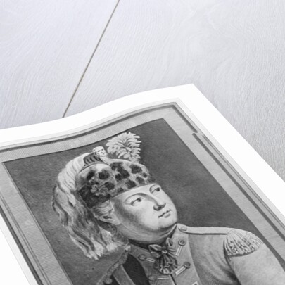 The Chevalier d'Eon as a Dragoon, 1779 by P. Jean Baptiste Bradel