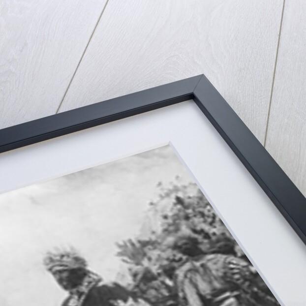 Negus of Ethiopia, Menelik II at the battle of Adowa, 1897 by Paul Buffet