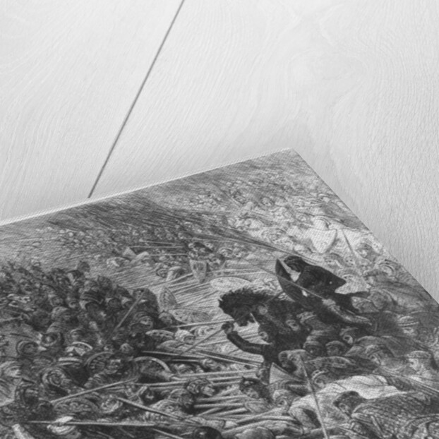 Battle scene by Gustave Dore