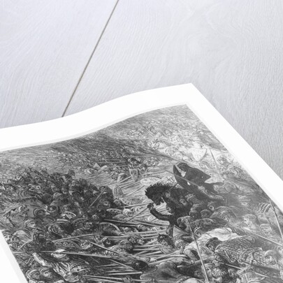 Battle scene by Gustave Dore