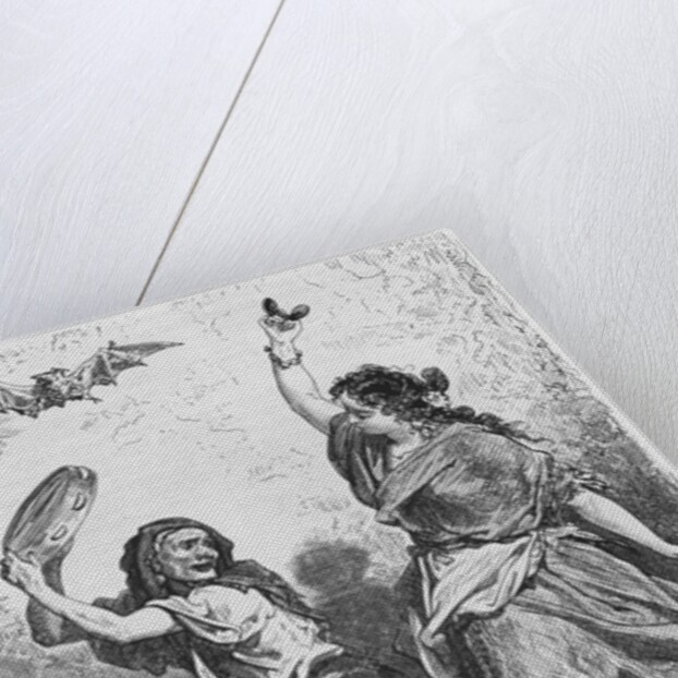 Gitana from Granada dancing the zorongo by Gustave Dore