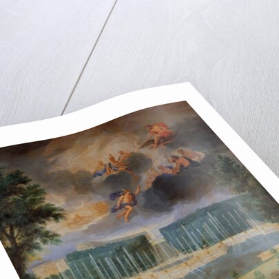 The Groves of Versailles. View of the pool of Neptune and walkway with the Judgement of Paris, 1688-93 by Jean the Younger Cotelle