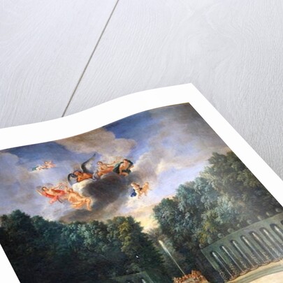 The Groves of Versailles. View of the Amphitheatre and the Water theatre with Venus surrounded by the hours in the presence of Uranus by Jean the Younger Cotelle