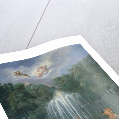 The Groves of Versailles. View of the Star or Mountain of Water with Alph persuing Arethusa by Jean the Younger Cotelle