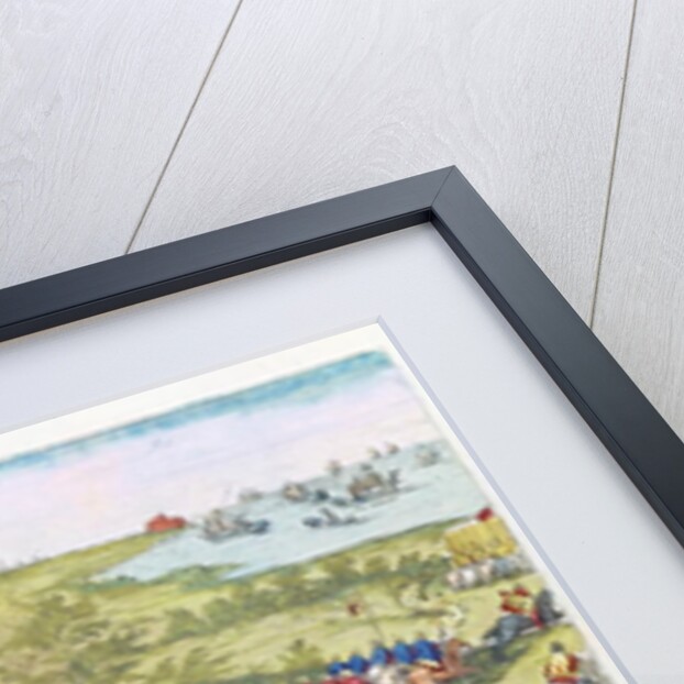 The Duke of Alba, recalled to Spain, leaving Brussels, 1573 by Franz Hogenbergh