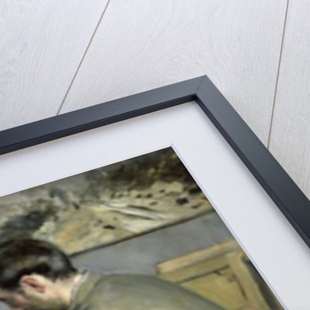 Frederic Bazille at his Easel, 1867 by Pierre Auguste Renoir