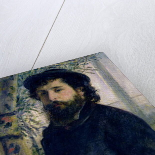 Portrait of Claude Monet 1875 by Pierre Auguste Renoir