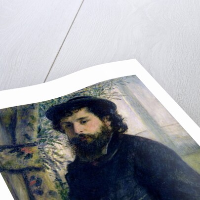 Portrait of Claude Monet 1875 by Pierre Auguste Renoir