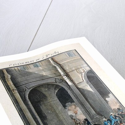 Events of the 5th of October 1789: The Women want to hang the Priest Lefevre by Jean-Francois Janinet