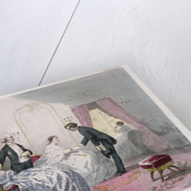 Le Salon de loge a l'Opera by Francois Claudius Compte-Calix (after)