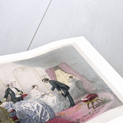 Le Salon de loge a l'Opera by Francois Claudius Compte-Calix (after)