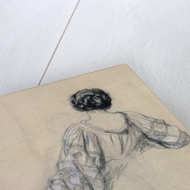 Back of a Young Woman by Antoine Auguste Ernest Herbert or Hebert