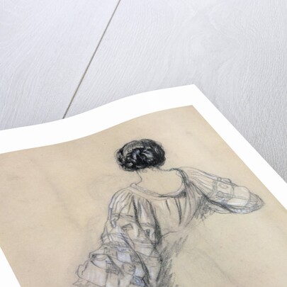 Back of a Young Woman by Antoine Auguste Ernest Herbert or Hebert