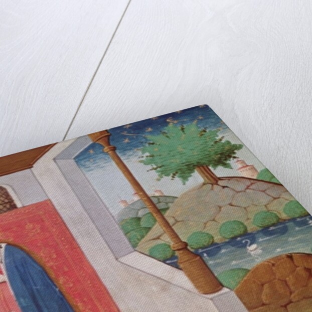 Ms 3045 fol.40v Dialogue between Boethius and Philosophy by French School