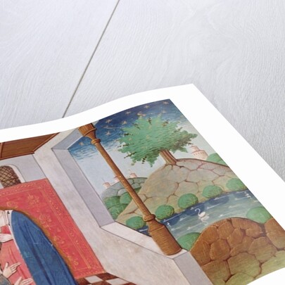 Ms 3045 fol.40v Dialogue between Boethius and Philosophy by French School