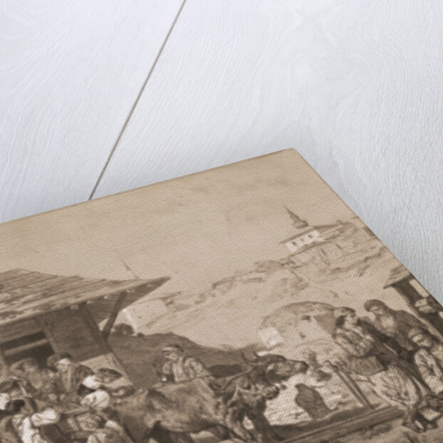 Bulgarians near Varna, printed by Lemercier, Paris by Jules Joseph Augustin Laurens