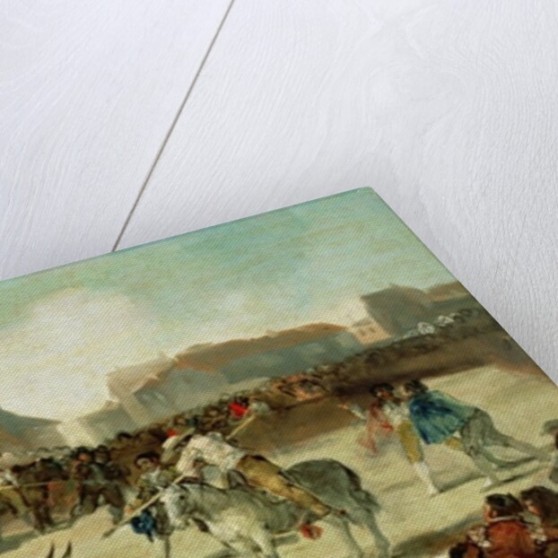 A Village Bullfight by Francisco Jose de Goya y Lucientes