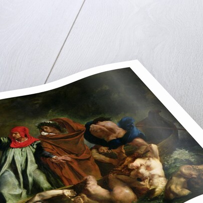 Dante and Virgil in the Underworld, 1822 by Ferdinand Victor Eugene Delacroix