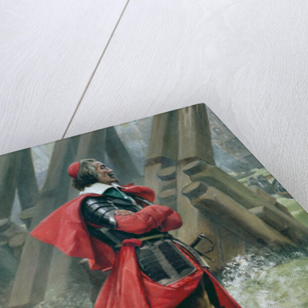 Cardinal Richelieu on the sea wall at La Rochelle, 1881 by Henri-Paul Motte