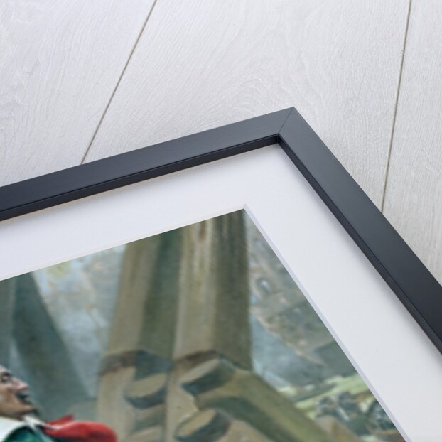 Cardinal Richelieu on the sea wall at La Rochelle, 1881 by Henri-Paul Motte