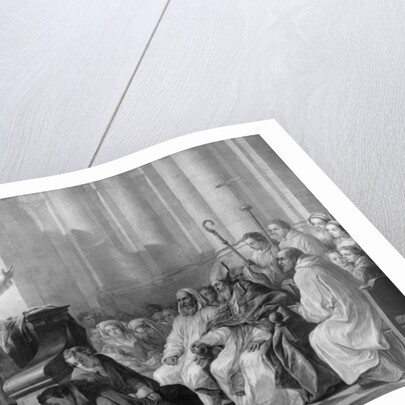 St. Augustine preaching before Valere, Bishop of Hippo by Carle van Loo