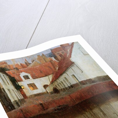 Little Town on the Edge of the Water, at Dusk, 1899 by Albert Baertsoen