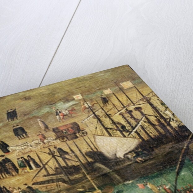 The Port of Seville, c.1590 by Alonso Sanchez Coello