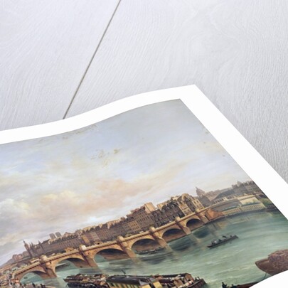 View of Pont Neuf, 1832 by Giuseppe Canella