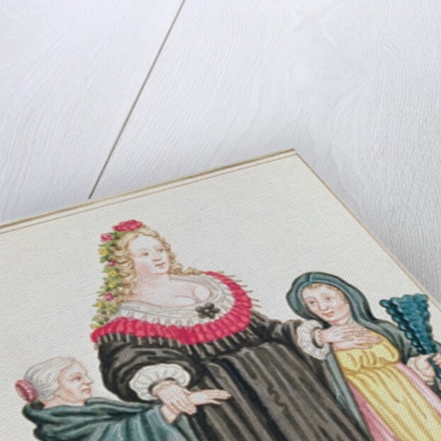 Venetian Courtesan by French School