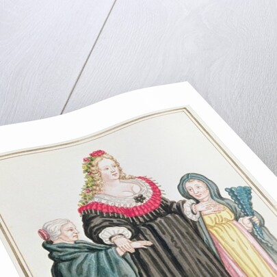 Venetian Courtesan by French School