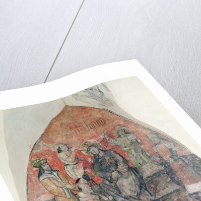 Christ being crowned with the crown of thorns, mural in the crypt, c.1480-1540 by Flemish School