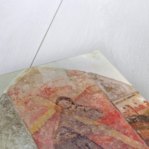 Christ carrying the cross, mural in the crypt, c.1480-1540 by School Flemish