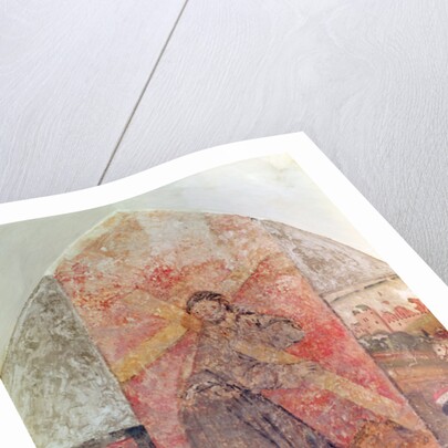 Christ carrying the cross, mural in the crypt, c.1480-1540 by School Flemish