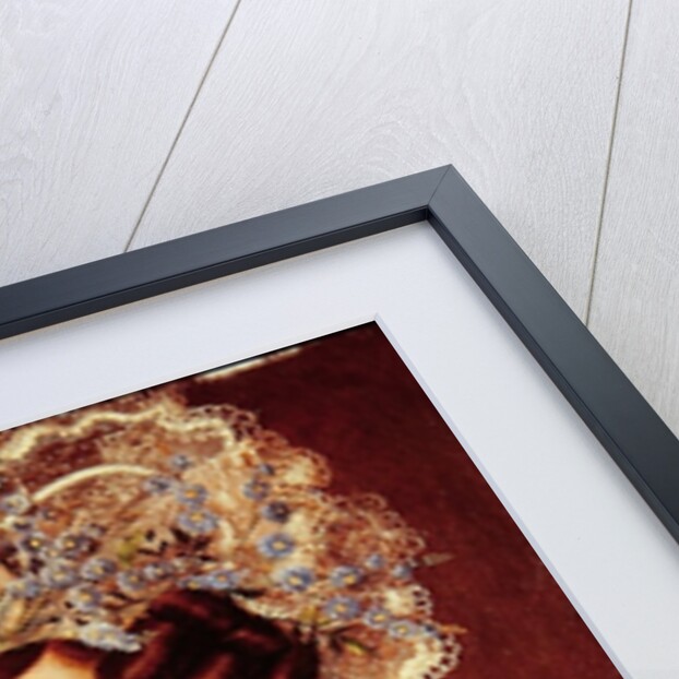 Portrait of Barbara Smetanova, mother of Federic Smetana by Antonin Machek