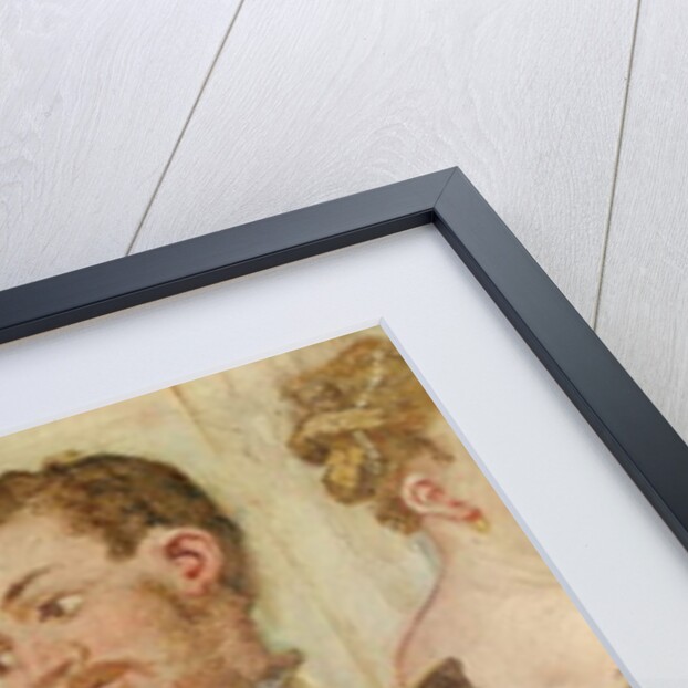 Invitation to the Dance, detail of two heads, 1570 by Giovanni Antonio Fasolo